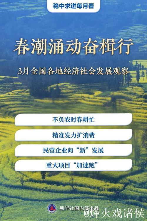 稳中求进每月看丨春潮涌动奋楫行——3月全国各地经济社会发展观察 稳中求进每月看丨春潮涌动奋楫行——3月全国各地经济社会发展观察